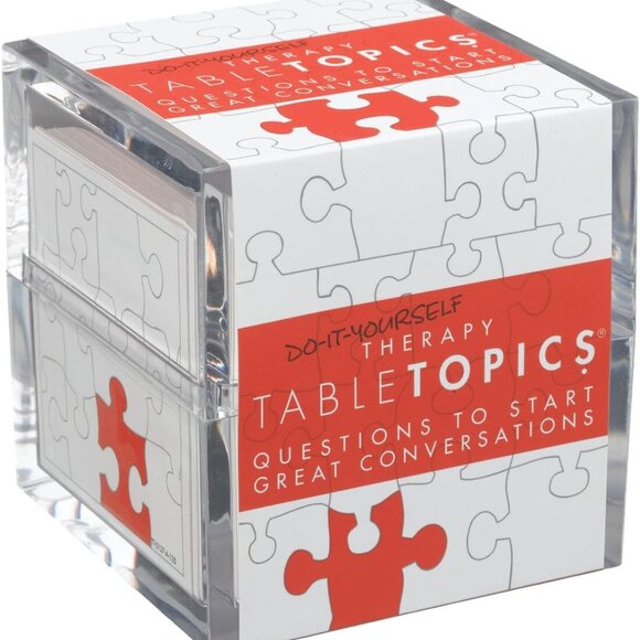 TableTopics Do-It-Yourself Therapy Question Card Game - Picture 1 of 4